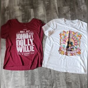 True Craft Red and White Graphic Tees